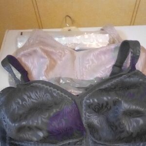 Laced Deep Dark Hue 42h(qc6) Grey/Silver Lace Bra qc23 Temu